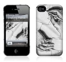 Чехол для iPhone 4,4S Gelaskins "Drawing Hands" фото