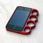 Чехол-кастет для iPhone (Bang Case for iPhone) красный фото