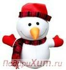 Снеговик с шарфом
